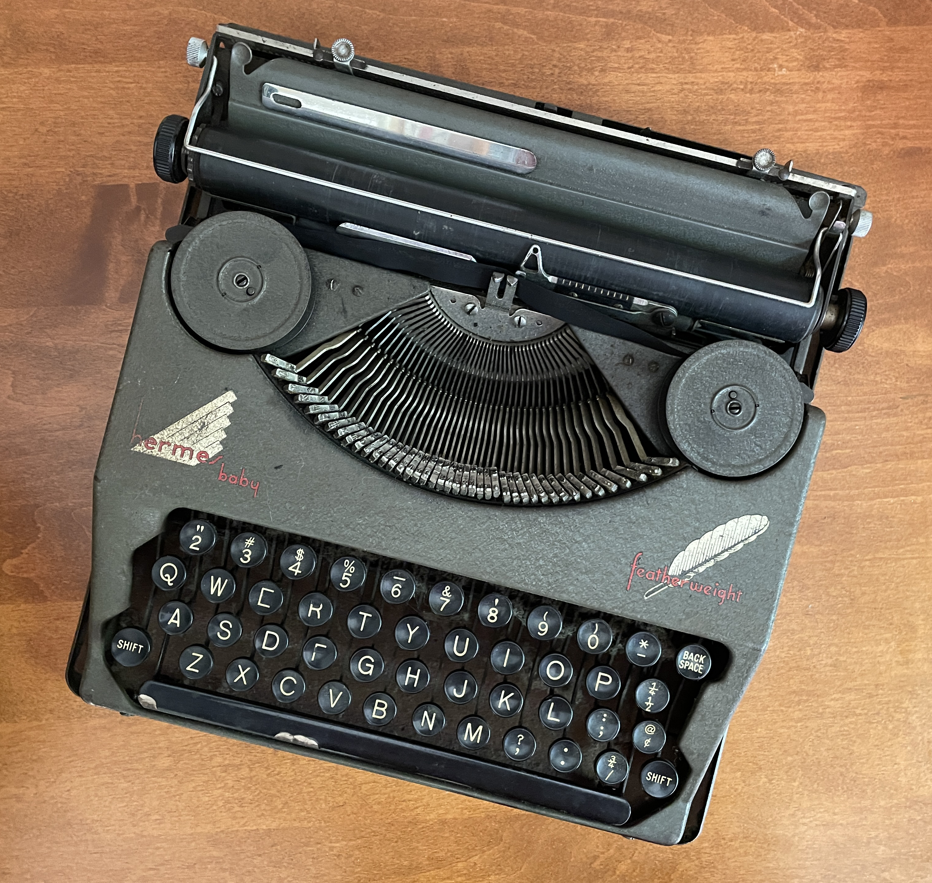 1936 Hermes Baby Featherweight typewriter